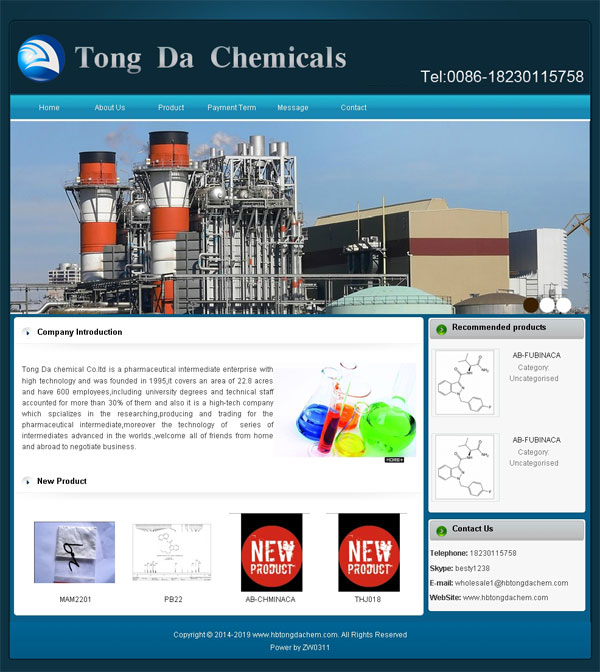 英文网站建设案例-通达化工-石家庄网站制作案例